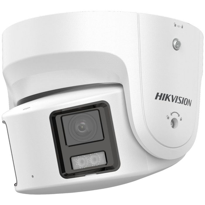Hikvision turret 8mp 4k colorvu, panoramic 4mm + accessoires