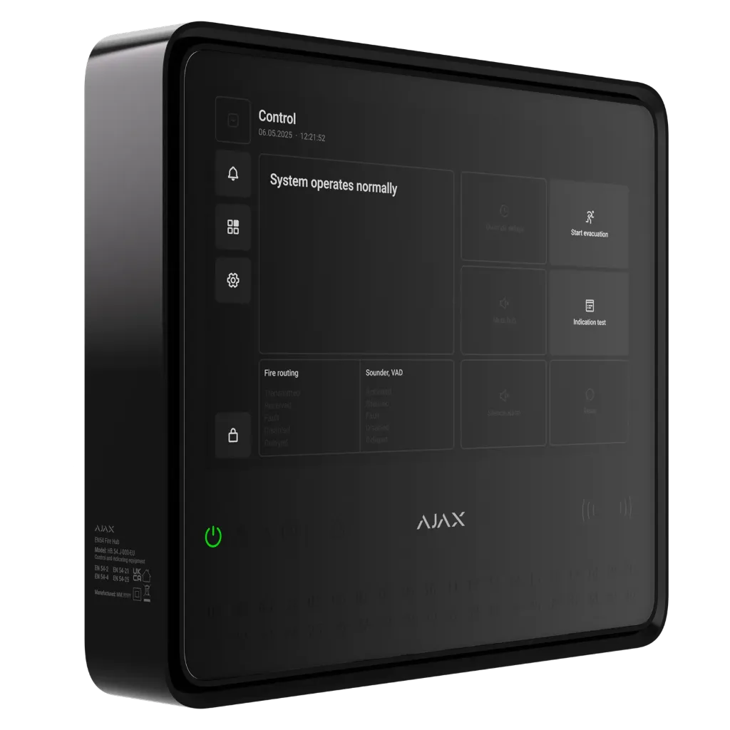 AJAX - EN54 Fire Hub Jeweller (White)