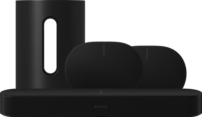 Sonos - Beam Gen2 Noir + 2x Era 300 Noir + Sub Mini Noir